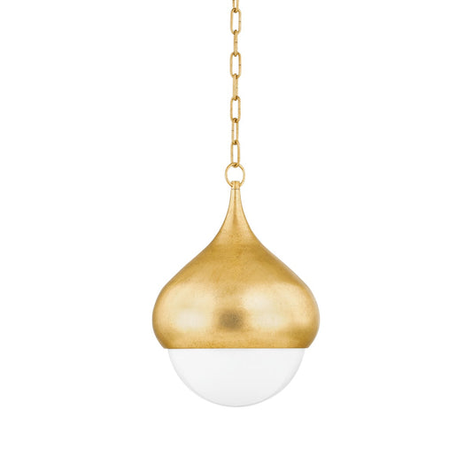 Mitzi by Hudson Valley Lighting Luciel Pendant in Vintage Gold Leaf