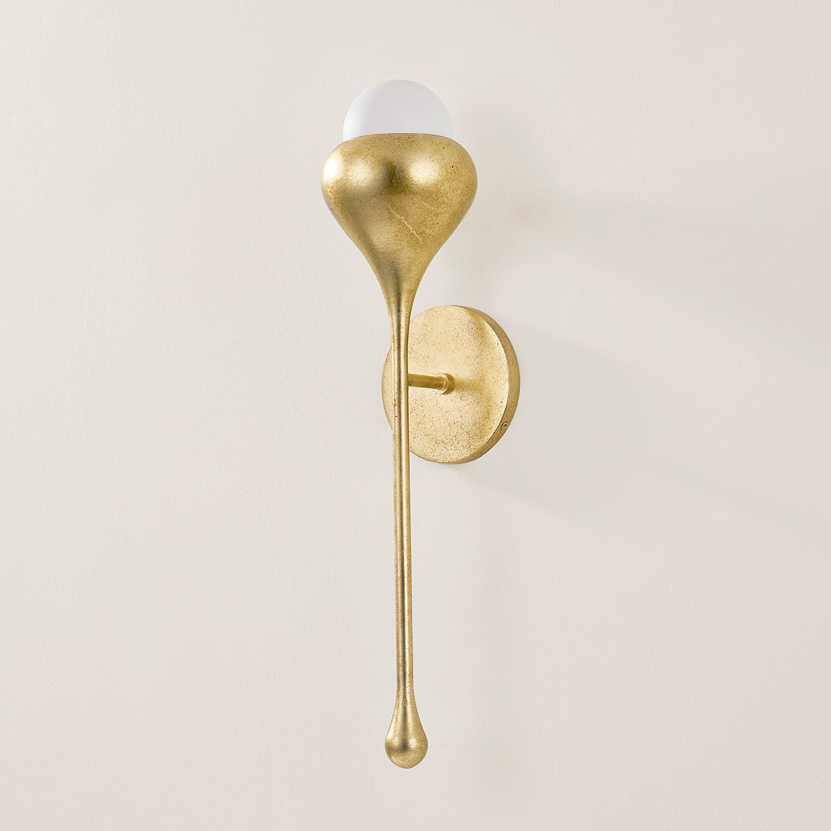 Mitzi by Hudson Valley Lighting Luciel Wall Sconce in Vintage Gold Leaf, detail view 2