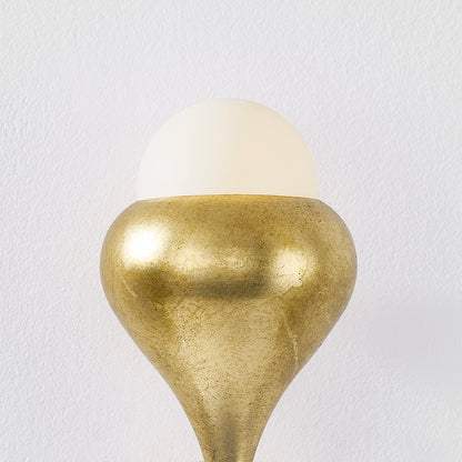 Mitzi by Hudson Valley Lighting Luciel Wall Sconce in Vintage Gold Leaf, detail view 3