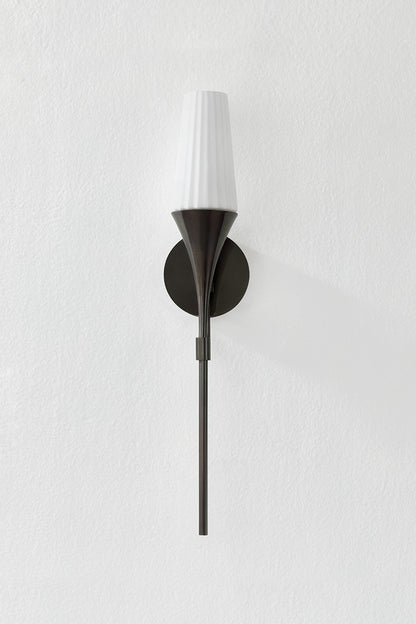 Mitzi by Hudson Valley Lighting Luisa Wall Sconce in True Bronze, detail view 1