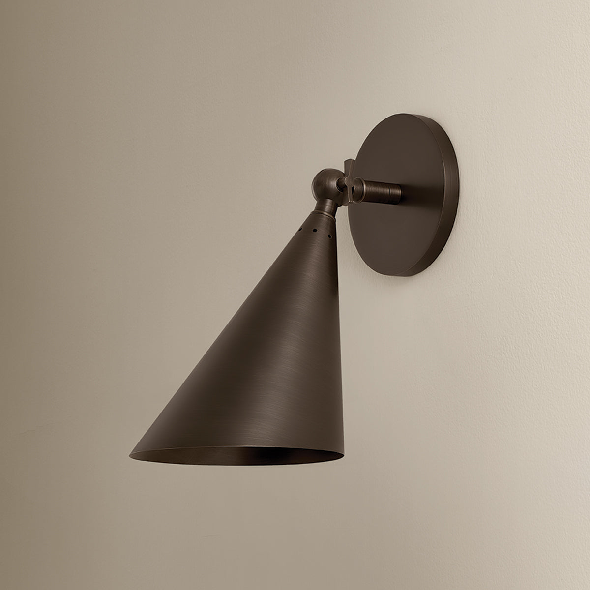 Mitzi by Hudson Valley Lighting Luneth Wall Sconce in Bronze, detail view 2