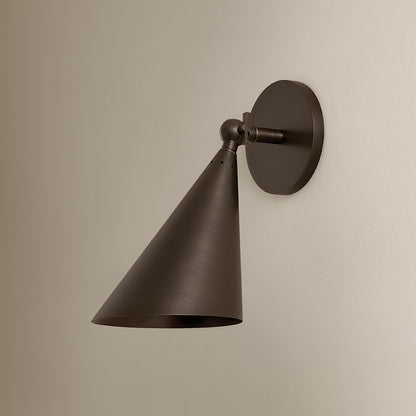 Mitzi by Hudson Valley Lighting Luneth Wall Sconce in Bronze, detail view 2