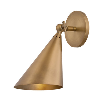 Mitzi by Hudson Valley Lighting Luneth Wall Sconce in Patina Brass