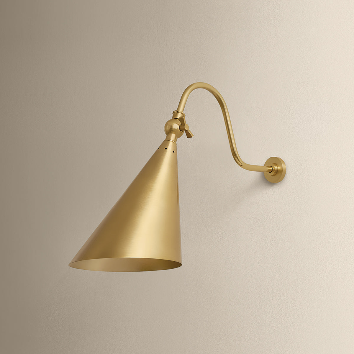 Mitzi by Hudson Valley Lighting Lupe Rechargeable Wall Sconce in Aged Brass, detail view 2