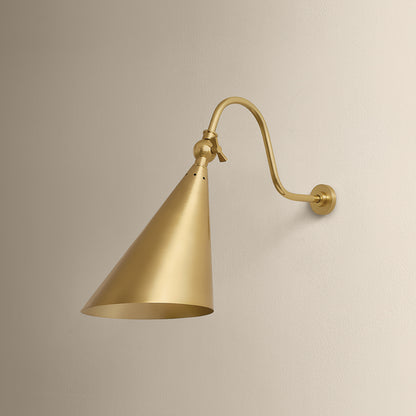 Mitzi by Hudson Valley Lighting Lupe Rechargeable Wall Sconce in Aged Brass, detail view 2