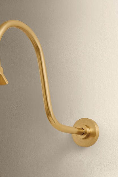 Mitzi by Hudson Valley Lighting Lupe Rechargeable Wall Sconce in Aged Brass, detail view 5