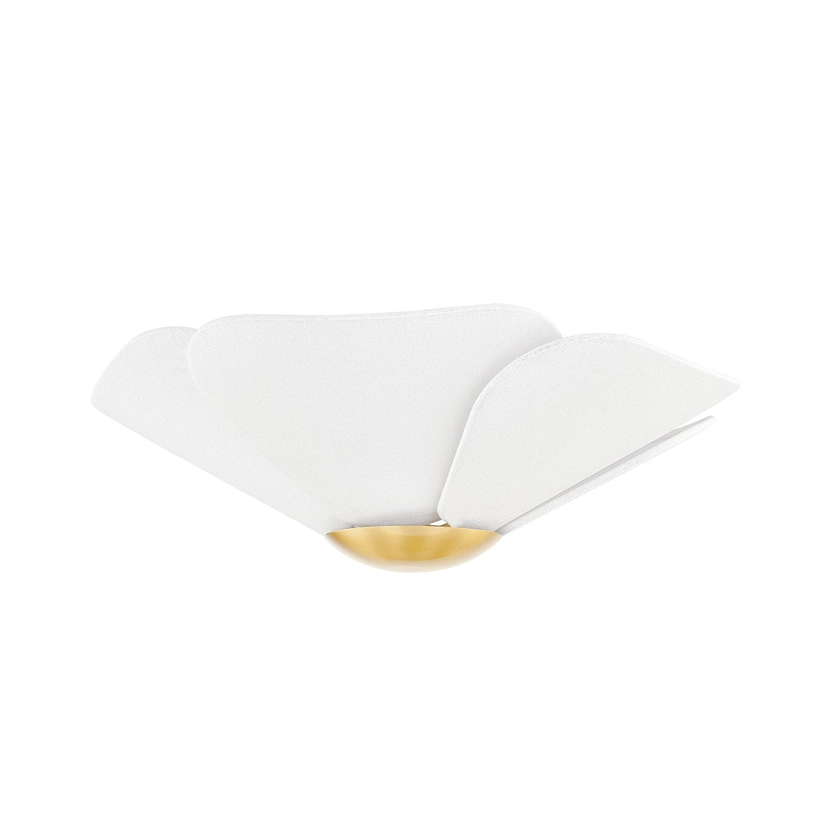 Mitzi by Hudson Valley Lighting Madeline Flush Mount in Aged Brass