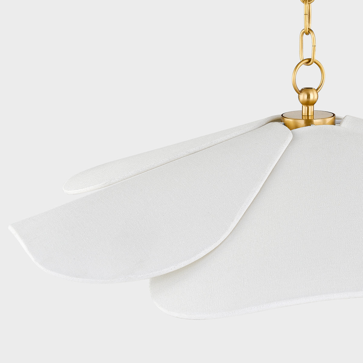 Mitzi by Hudson Valley Lighting Madeline Pendant in Aged Brass, detail view 2