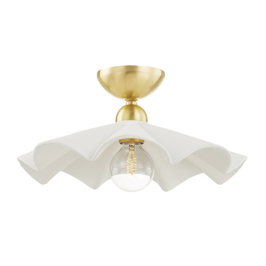 Mitzi by Hudson Valley Lighting Maisie Pendant in Aged Brass