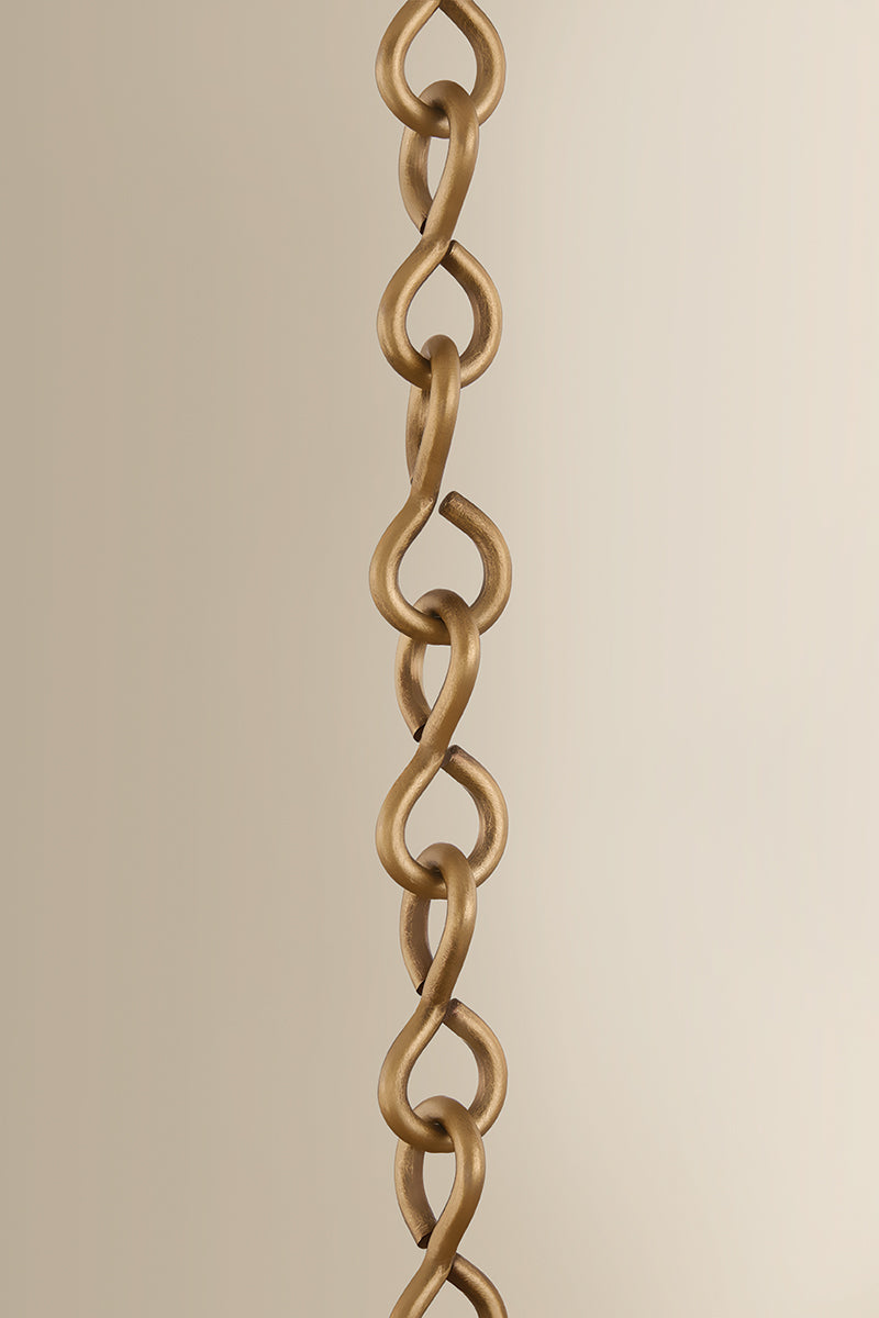 Mitzi by Hudson Valley Lighting Mamie Small Pendant in Patina Brass, detail view 5