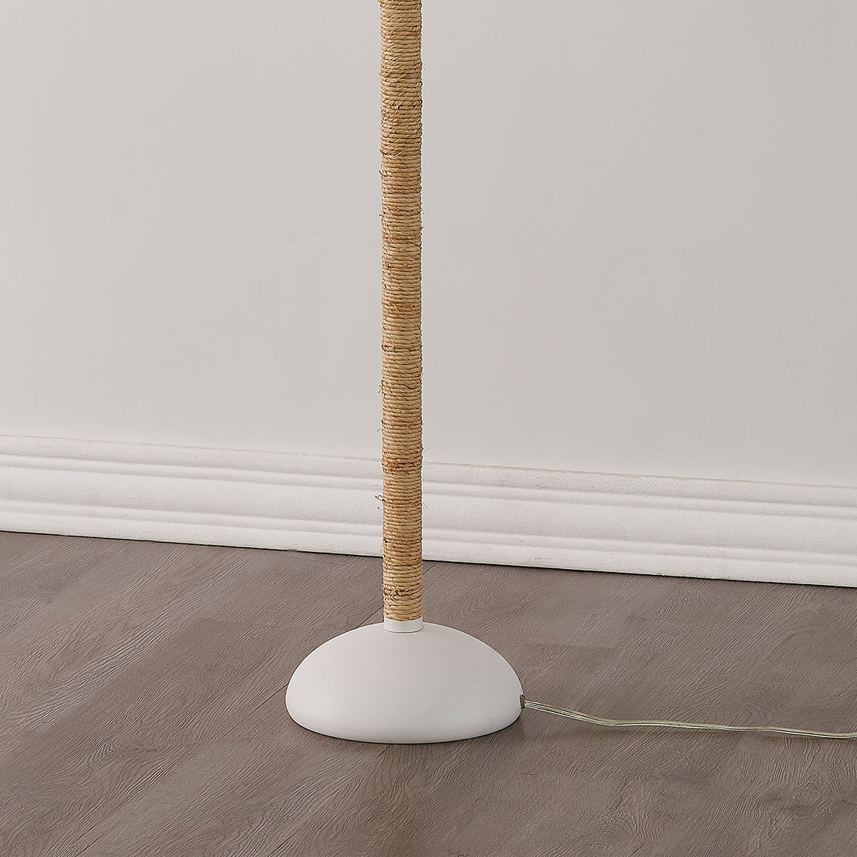 Mitzi by Hudson Valley Lighting Mariana Floor Lamp in Textured White, detail view 2