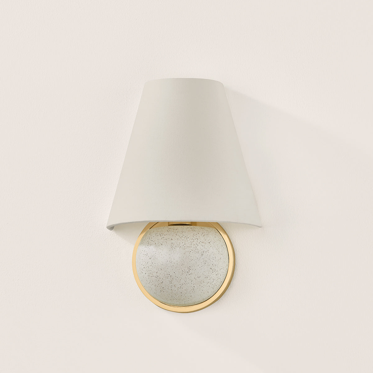 Mitzi by Hudson Valley Lighting Marlena Wall Sconce in Aged Brass, detail view 2