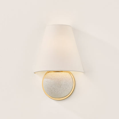 Mitzi by Hudson Valley Lighting Marlena Wall Sconce in Aged Brass, detail view 4