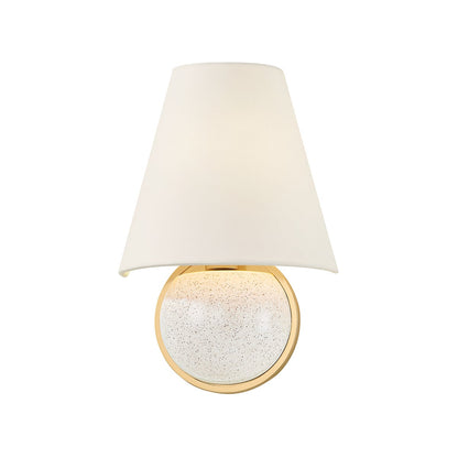 Mitzi by Hudson Valley Lighting Marlena Wall Sconce in Aged Brass