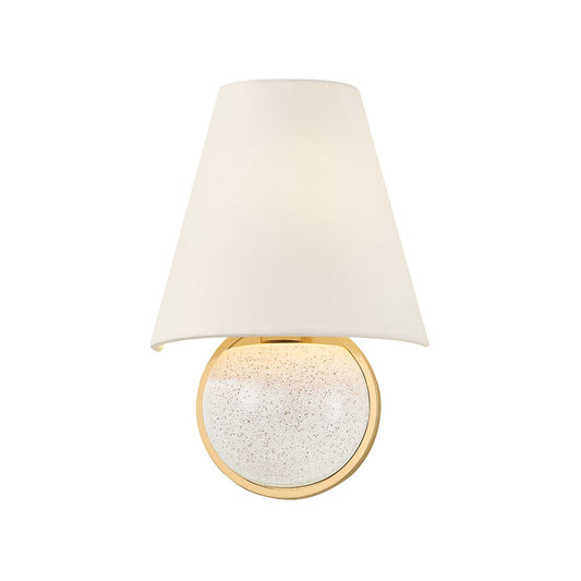 Mitzi by Hudson Valley Lighting Marlena Wall Sconce in Aged Brass