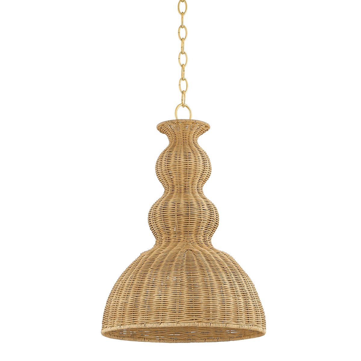 Mitzi by Hudson Valley Lighting Mayla Small Pendant in Aged Brass