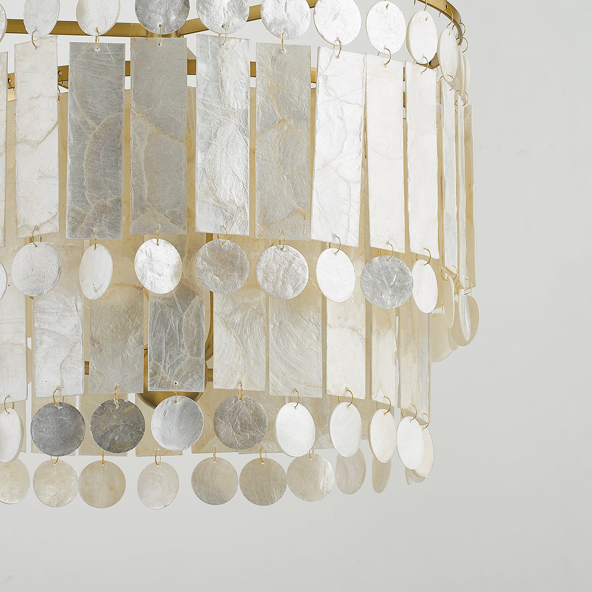 Mitzi by Hudson Valley Lighting Melisa Pendant in Aged Brass, detail view 1