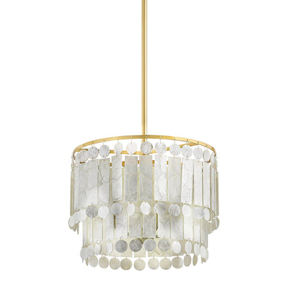 Mitzi by Hudson Valley Lighting Melisa Pendant in Aged Brass