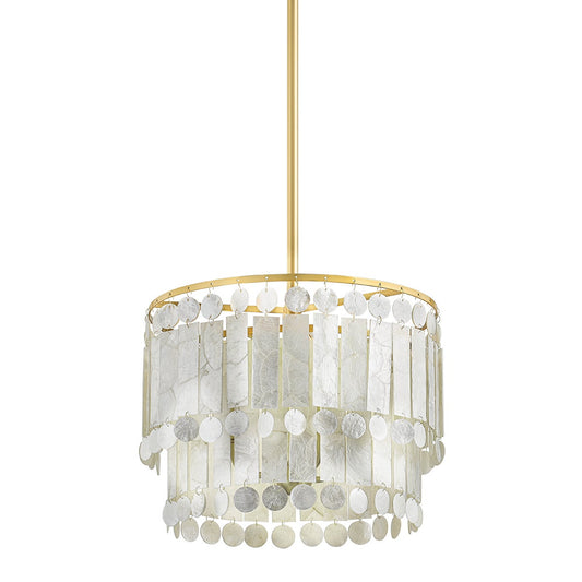 Mitzi by Hudson Valley Lighting Melisa Pendant in Aged Brass