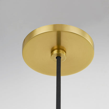 Mitzi by Hudson Valley Lighting Meriah Large Pendant in Aged Brass, detail view 1