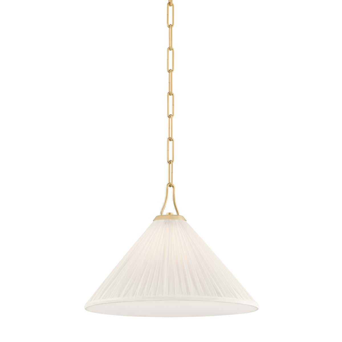 Mitzi by Hudson Valley Lighting Merida Small Pendant in Aged Brass