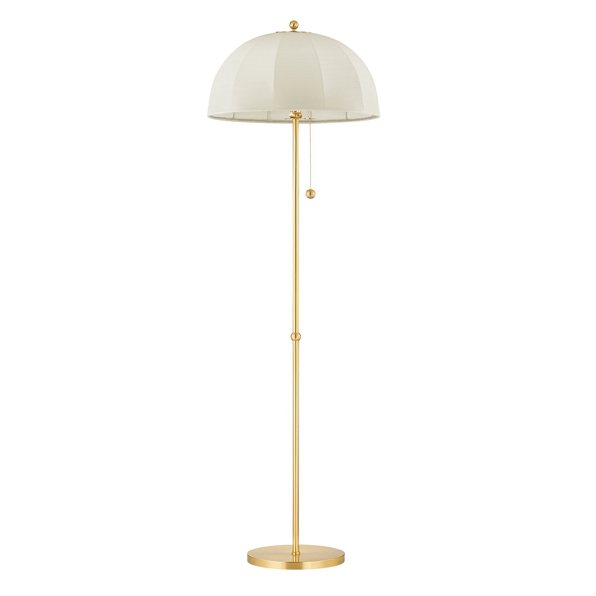 Mitzi by Hudson Valley Lighting Meshelle Floor Lamp in Aged Brass
