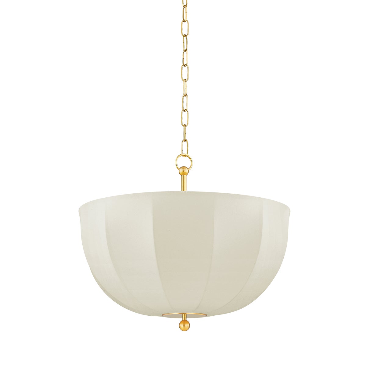 Mitzi by Hudson Valley Lighting Meshelle Pendant in Aged Brass