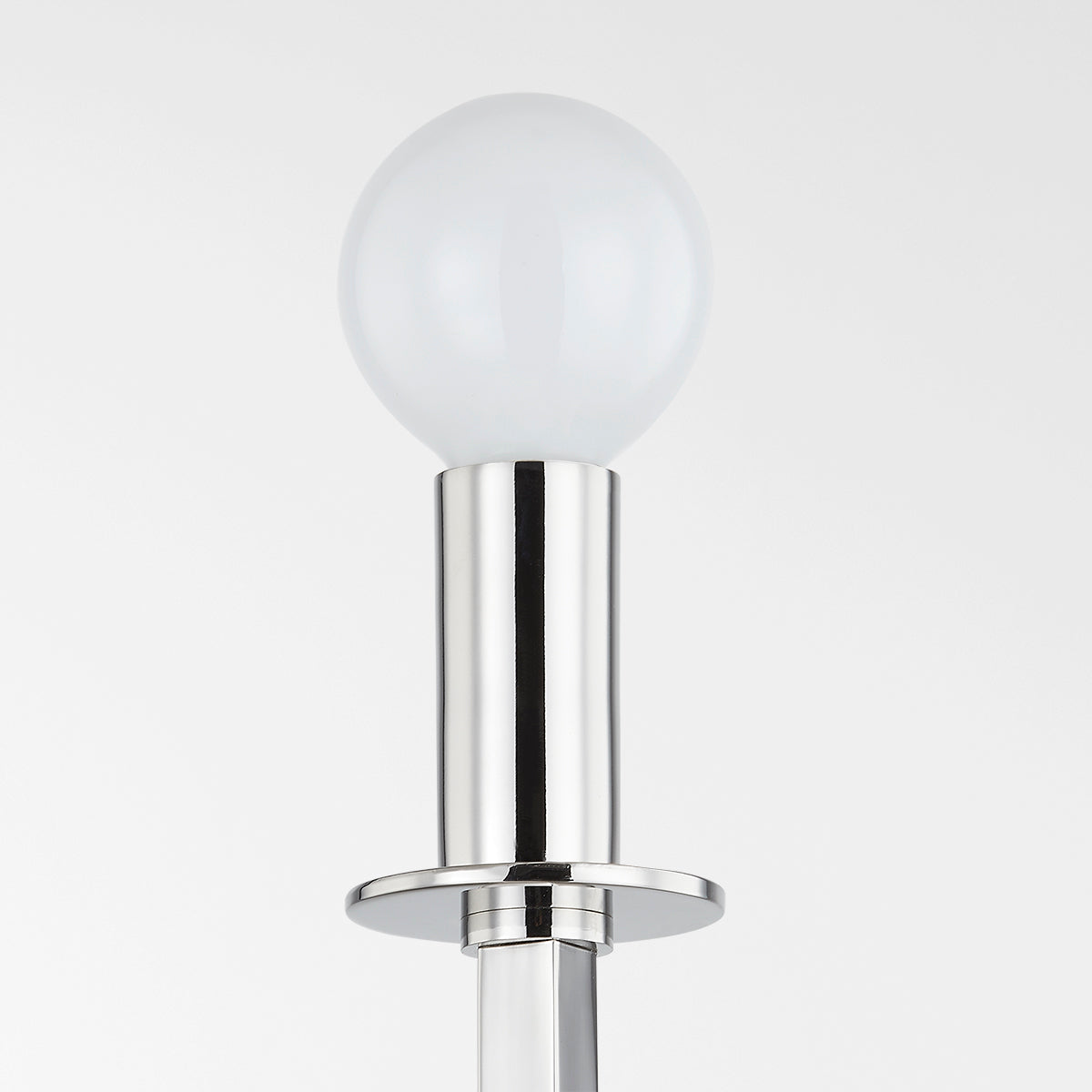 Mitzi by Hudson Valley Lighting Milana Wall Sconce in Polished Nickel, detail view 1