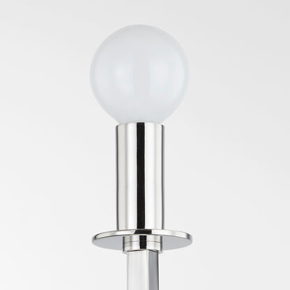 Mitzi by Hudson Valley Lighting Milana Wall Sconce in Polished Nickel, detail view 1