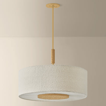Mitzi by Hudson Valley Lighting Miller Pendant in Aged Brass, detail view 3