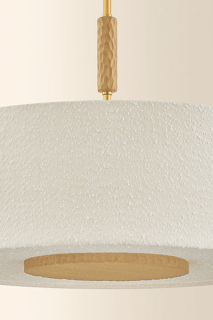 Mitzi by Hudson Valley Lighting Miller Pendant in Aged Brass, detail view 6