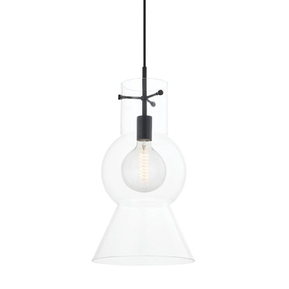 Mitzi by Hudson Valley Lighting Mirabel Large Pendant in Soft Black