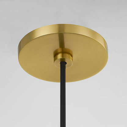 Mitzi by Hudson Valley Lighting Mirabel Small Pendant in Aged Brass, detail view 3