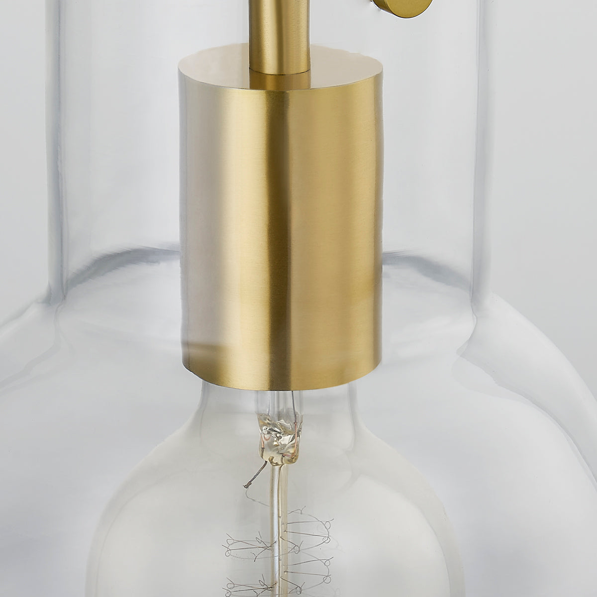 Mitzi by Hudson Valley Lighting Mirabel Small Pendant in Aged Brass, detail view 5