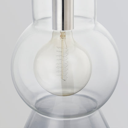 Mitzi by Hudson Valley Lighting Mirabel Small Pendant in Polished Nickel, detail view 5