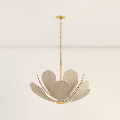 Mitzi by Hudson Valley Lighting Nadine Chandelier in Aged Brass, detail view 2
