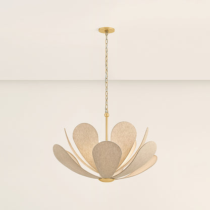 Mitzi by Hudson Valley Lighting Nadine Chandelier in Aged Brass, detail view 4
