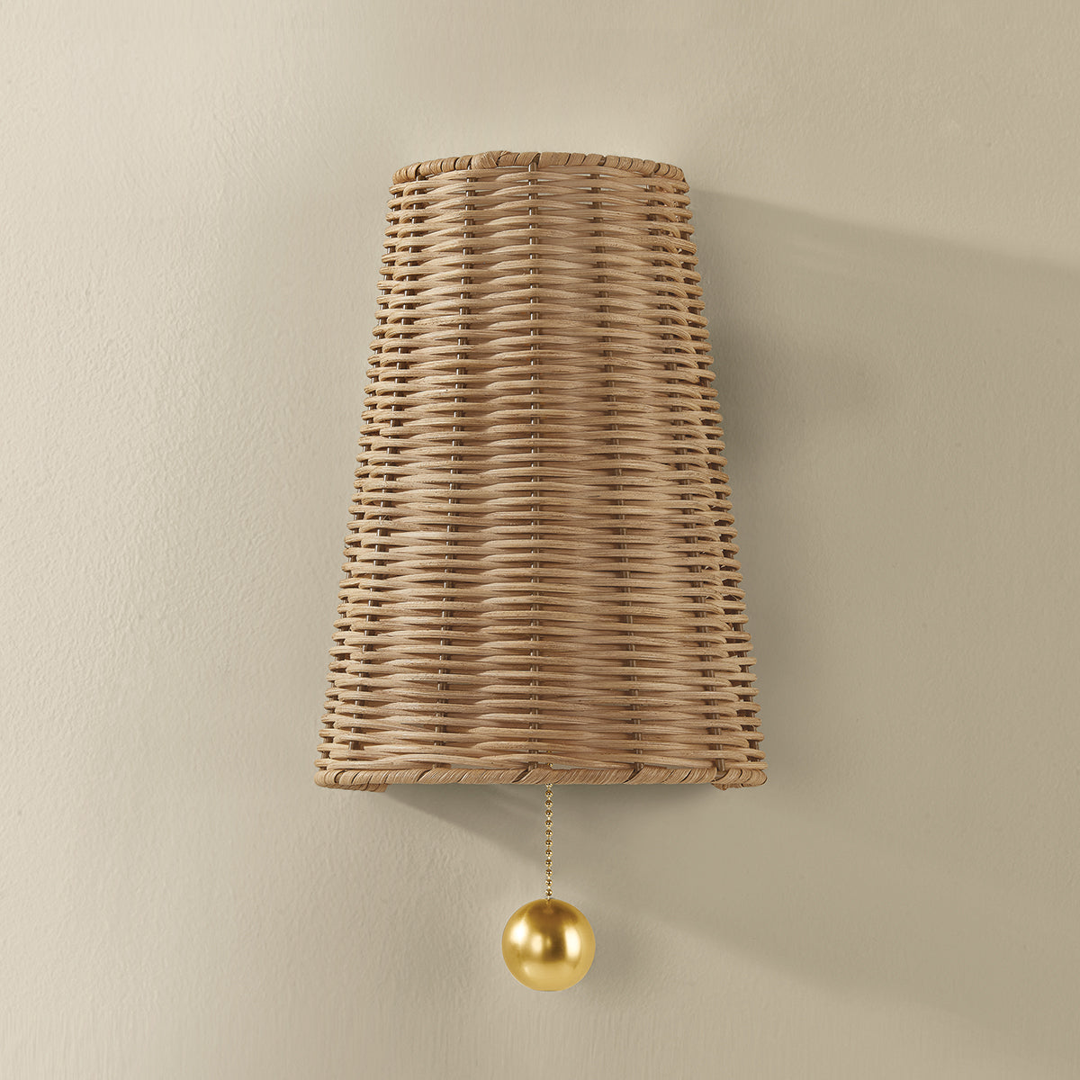 Mitzi by Hudson Valley Lighting Naida Wall Sconce in Aged Brass, detail view 1
