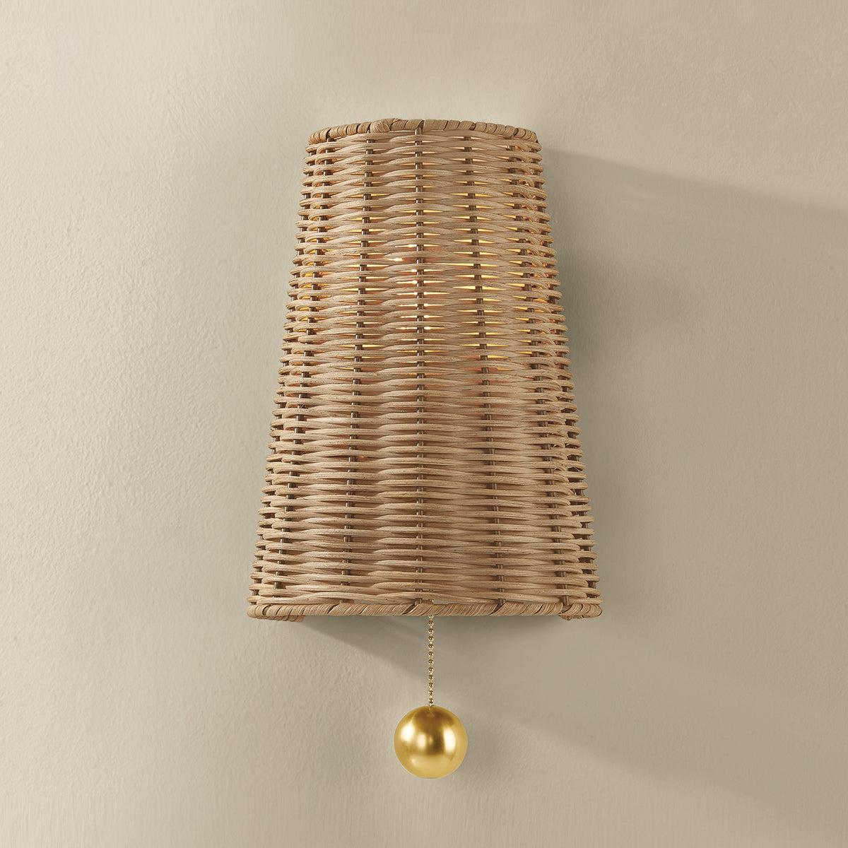 Mitzi by Hudson Valley Lighting Naida Wall Sconce in Aged Brass, detail view 3