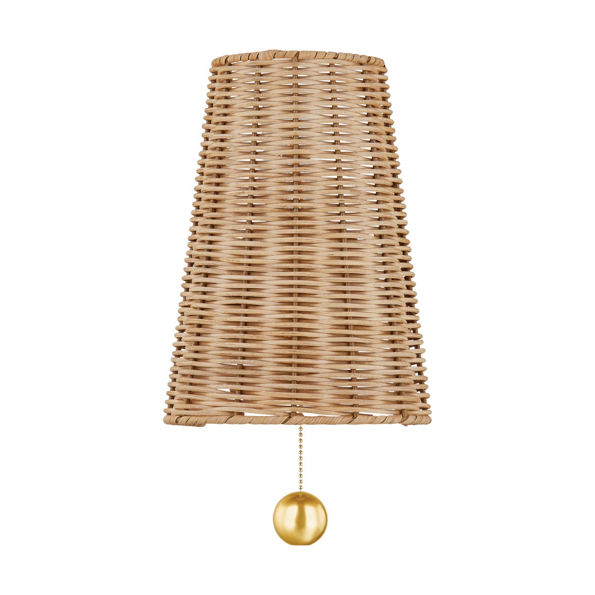 Mitzi by Hudson Valley Lighting Naida Wall Sconce in Aged Brass
