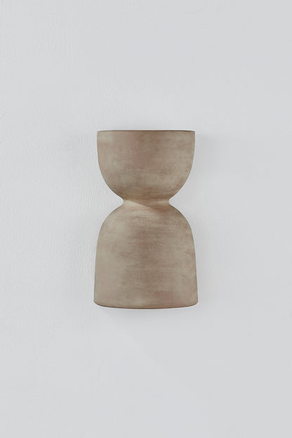 Mitzi by Hudson Valley Lighting Natalia Wall Sconce in Aged Brass / Ceramic Windy Dune, detail view 1