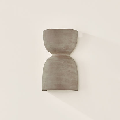 Mitzi by Hudson Valley Lighting Natalia Wall Sconce in Aged Brass / Ceramic Windy Dune, detail view 2