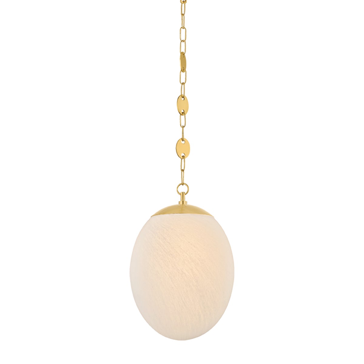 Mitzi by Hudson Valley Lighting Nell Large Pendant in Aged Brass