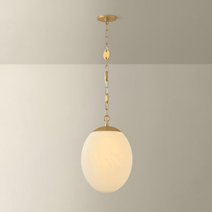 Mitzi by Hudson Valley Lighting Nell Large Pendant in Aged Brass, detail view 4