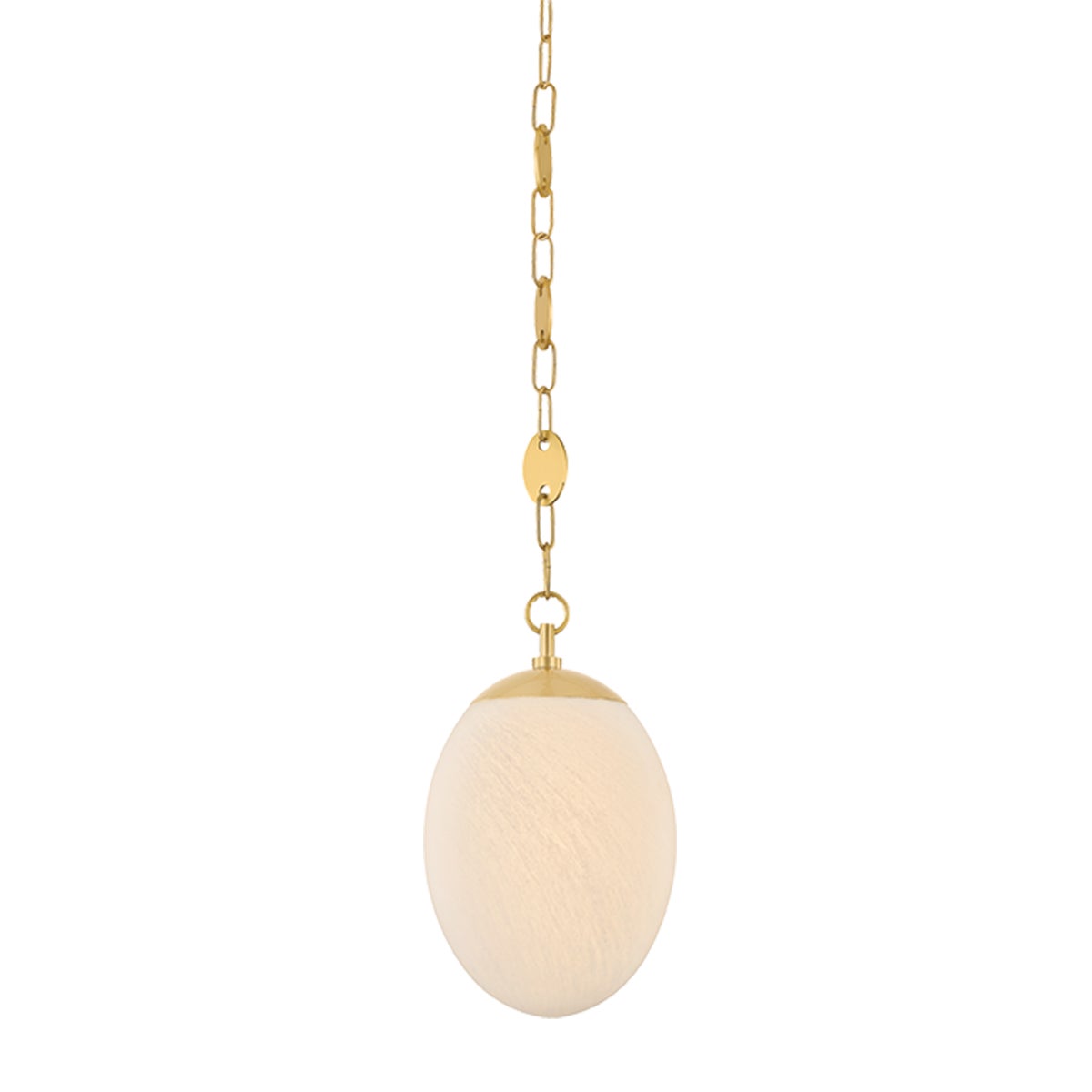 Mitzi by Hudson Valley Lighting Nell Small Pendant in Aged Brass