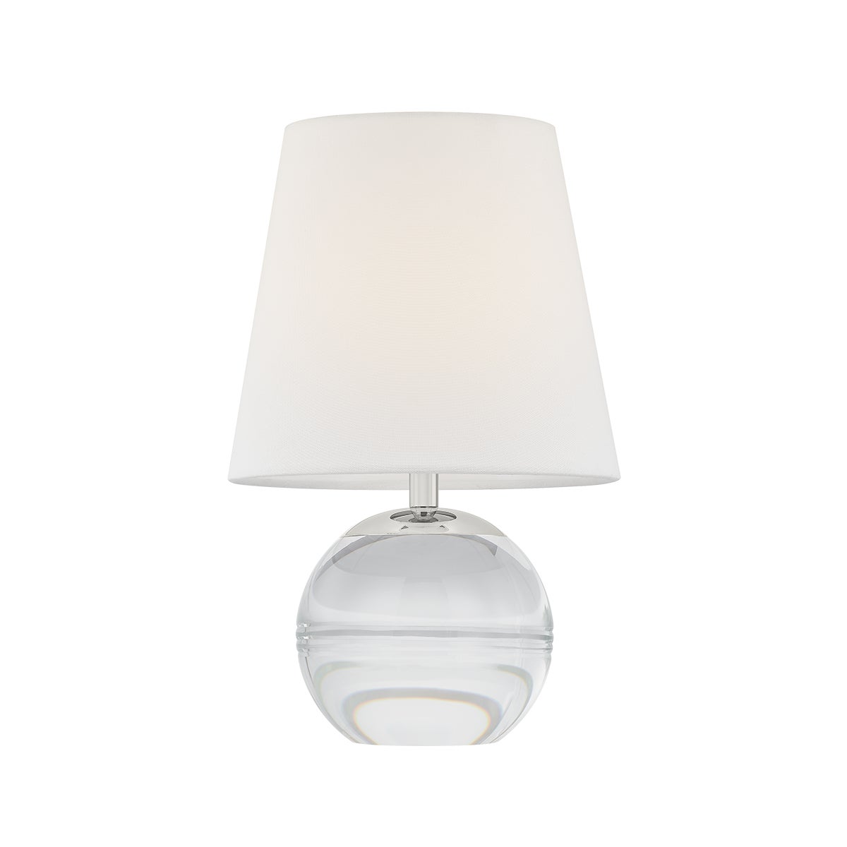 Mitzi by Hudson Valley Lighting Nicole 1-Light Table Lamp in Polished Nickel