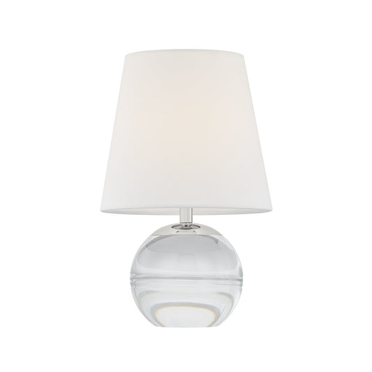 Mitzi by Hudson Valley Lighting Nicole 1-Light Table Lamp in Polished Nickel