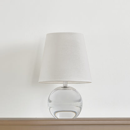 Mitzi by Hudson Valley Lighting Nicole 1-Light Table Lamp in Polished Nickel, detail view 2