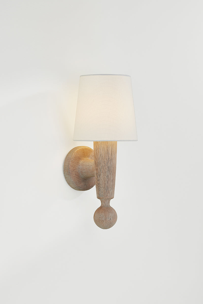 Mitzi by Hudson Valley Lighting Nola Wall Sconce in Aged Brass, detail view 3