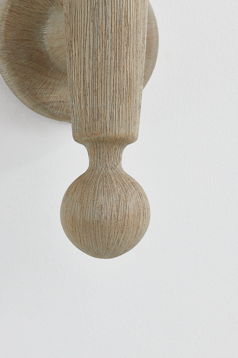Mitzi by Hudson Valley Lighting Nola Wall Sconce in Aged Brass, detail view 5